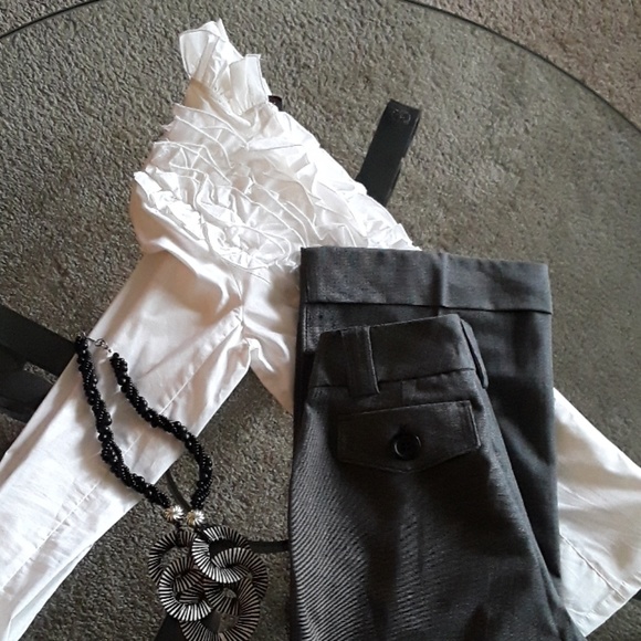 "Willie Smith" Cuffed Career Slacks - Picture 1 of 2